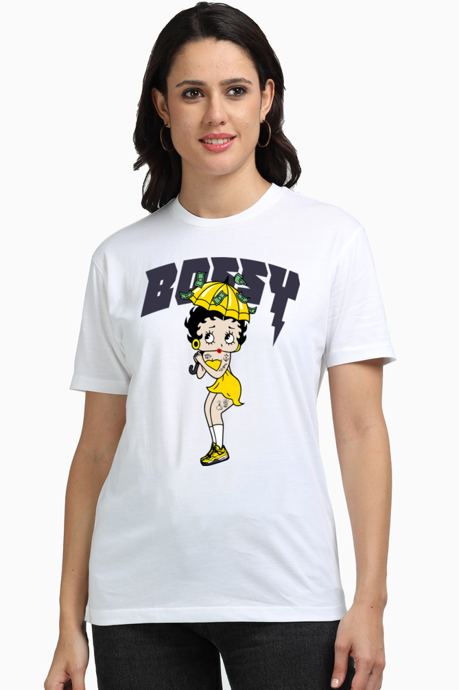 Women's Classic Crew T-Shirt : Bossy