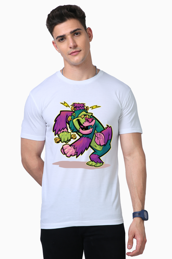 Unisex Supima Cotton T-Shirt | Regular Fit | Round Neck | Short Sleeve | Ultra-Soft & Durable | FunnyApe