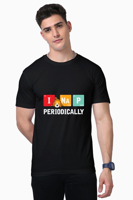 Unisex Supima Cotton T-Shirt | Regular Fit | Round Neck | Short Sleeve | Ultra-Soft & Durable | I NaP Periodically