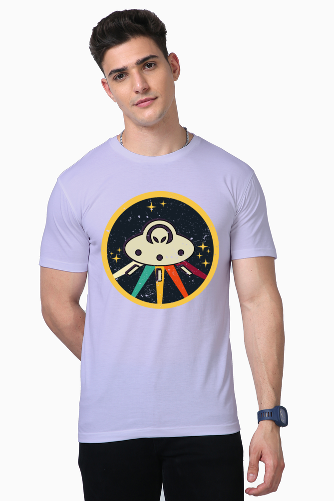 Unisex Supima Cotton T-Shirt | Regular Fit | Round Neck | Short Sleeve | Ultra-Soft & Durable | Alien