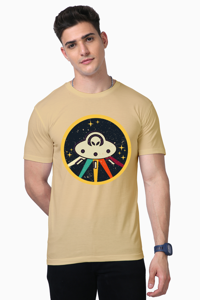 Unisex Supima Cotton T-Shirt | Regular Fit | Round Neck | Short Sleeve | Ultra-Soft & Durable | Alien